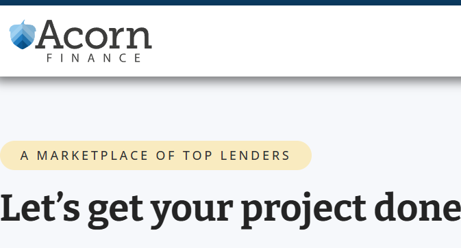 Acorn financing cutting edge construction and remodeling