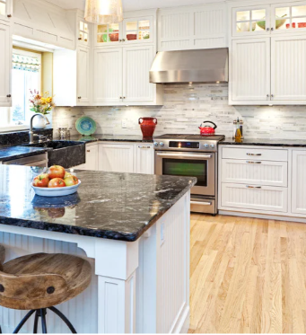 kitchen remodel beautiful countertops new floors Hutchinson Kansas
