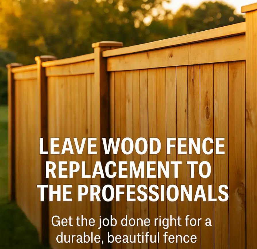 Leave fence building and replacement to the best new fence builder in Hutchinson Kansas