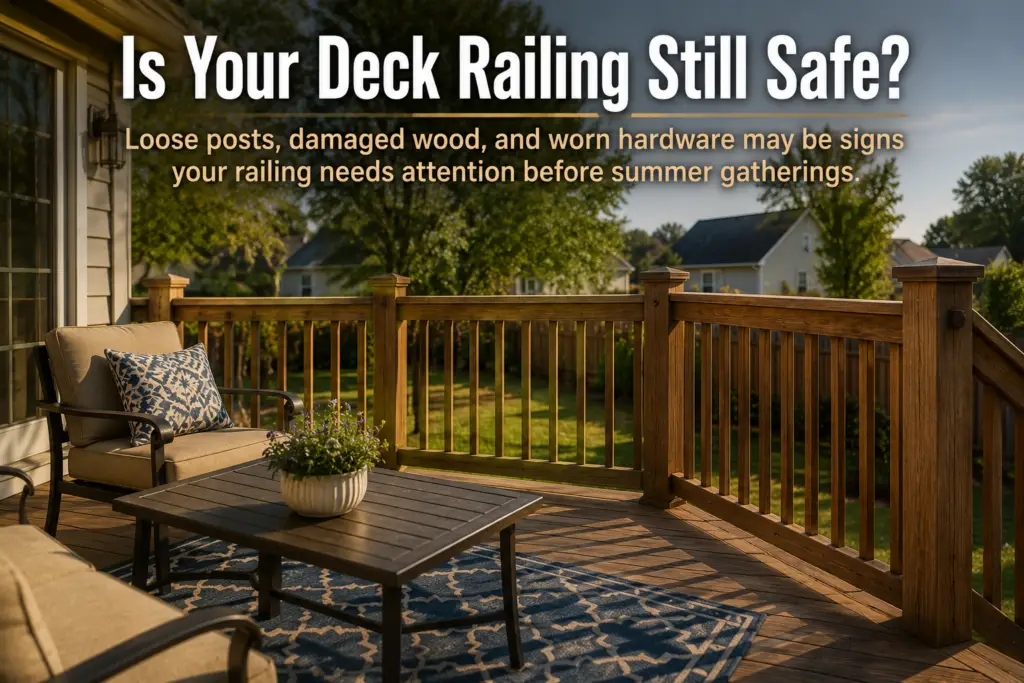 Loose Deck Railing? Hutchinson Homeowners Should Check This Now